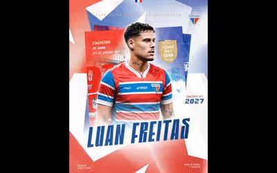 Fortaleza anuncia contratação de Luan Freitas, ex-Fluminense