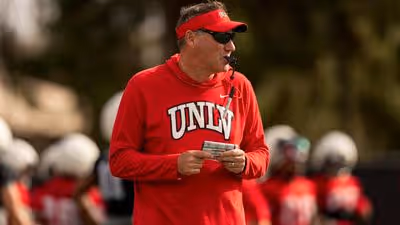 UNLV Rebels Coach Dan Mullen Discusses QBs Alex Orji and Anthony Colandrea