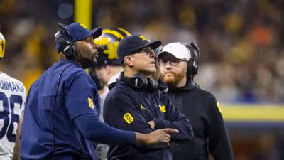 What Jim Harbaugh said about firing of Sherrone Moore at Michigan