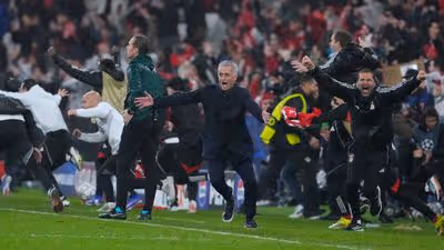 Champions League Roundup: Real Madrid dropped by Mourinho’s Benfica